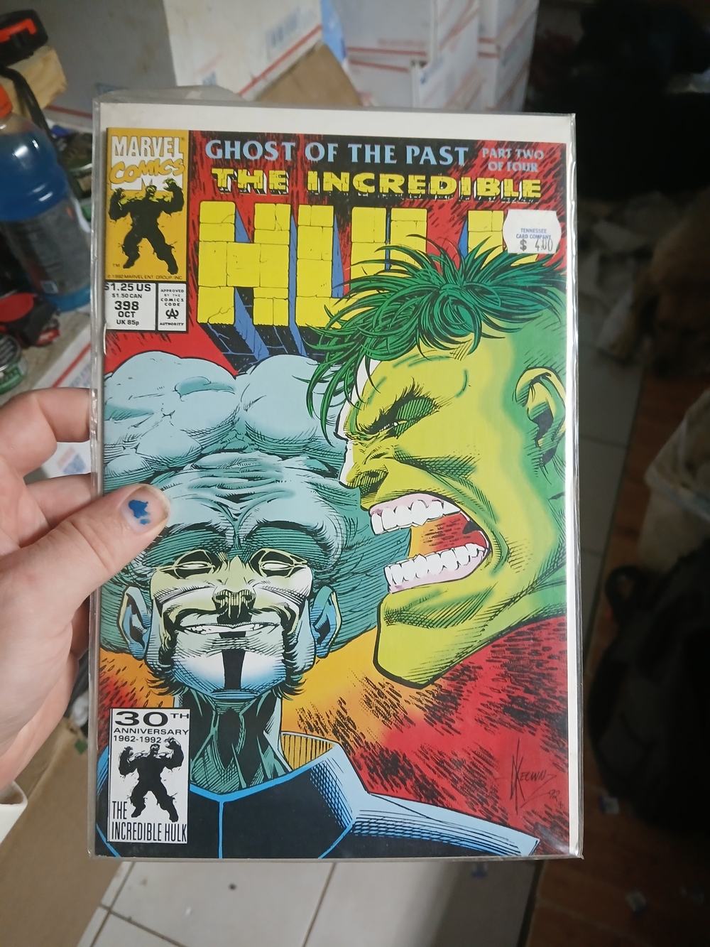 of The Incredible Hulk #398 published by Marvel Comics in October 1992